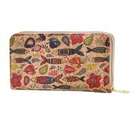 GmeDhc Ladies Cork Wallet, Large Women Wallet, Colorful Women Wallet, Gifts for Women and Girls, a, Fashion