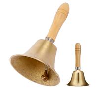 GmeDhc Metal Chimes, Hand Bells, Christmas Bells, Santa Claus Bell for School, Reception Dinner Hotel Service Decorate Home