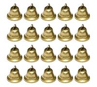 GmeDhc Small Bells, 2 Pieces Vintage Metal Jingle Bell for Wedding Festival Decorations, Christmas Trees, Keyring, DIY