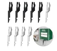 Gments 10 Pack Fire Alarm Test Key Universal KAC Call Point Test Keys Spare Emergency Door Release Key Use with All Versions Compatible for Fulleon Gent Apollo Menvier Fike STI CQR, White and Black