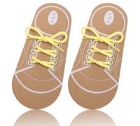Gments 2Pcs Learn to Tie Shoe Laces Kids Shoe Lace Practice Shoelace Tying Practice Board Teach Your Child Help Learn How To Do Shoe Laces for Children Toddler Early Educational Teaching Aids