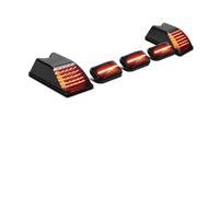 GMEVEMKFKG Mirror Indicators Light For Hummer H2 SUV/SUT 2003-2009 Cab Roof Marker Light Side Turn Signal Lights Door Panel Tail Brake & Rear Fog Lamps(5pc Rear Red)