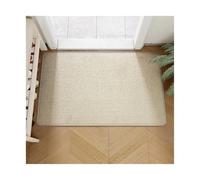 GMGQJST Door Mat Outdoor Rugs Faux Jute Doormat Effortless Style Durability Every Entrance Floor Carpet Multi-Size 40x60cm/50x80cm/80x120cm(White,60x90cm)