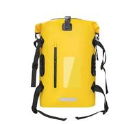 GMGQJST Dry Bag PVC Waterproof Dry Bag, 30L Large Capacity Hiking Waterproof Backpack, Diving Swimming Wet Dry Separation Waterproof Bag(Yellow)