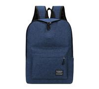 GMGQJST School Backpack For Teenagers 15 Inches Versatile Backpack Oxford Cloth Washable School Student Backpack Black Grey Blue Red Travel Bag(Blue)