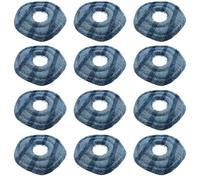 GMHLLES 12 Pack Mop Pads Compatible with Eufy Washable and Reusable Soft Mopping Pad Accessories for Eufy X10 Pro Omni for Eufy X9 Pro Robot Vacuums