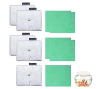 GMHLLES 5 Pcs Filter Cartridges with 5 Algaway Pads, Compatible with Interpet Internal Cartridge Filter CF2