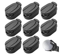 GMHLLES 8 PCS Golf Ball Picker Upper - Mini Foldable Golf Ball Pick Up Tool Saver Putter Grip -GolfBall Retrievers Accessories Tool (8 Pack)