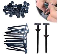 GMHLLES 80PCS Nylon Universal Cable Tie Buckle Heavy Duty Self-Locking Zip Tie Clips Plastic Cable Ties Tool for Automotive Repair Quick Fastening and Daily Use