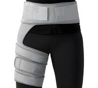 GMHLLES Hip Support for Men and Women Grey Hip Brace Sciatica Belt for Sciatica Pain Relief Thigh Support Adjustable Suitable for Reducing Muscle Fatigue and Relieving Support