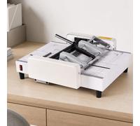 GmhXylophyte 2 In 1 Paper Folding & Binding Machine A3 Booklet Maker, Paper Binder Stapler Machine 200-300 Books/Hr Booklet Maker, Sturdy Build With Non-Slip Support Feet A