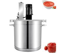 GmhXylophyte Automatic Food Mixer -Commercial Heating Mixer With 4 Blade Stirring Scraper, For Making Jam, Sauce, Filling, Hot Pot Seasoning Bottom Soup Stirre Type40