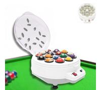 GmhXylophyte Automatic Pool Ball Polishing Cleaning Machine, Electric Billiard Ball Cleaning Machine Billiards Cleaner Polisher, 180w, For Clean, Polish & Care A