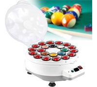 GmhXylophyte Automatic Pool Ball Polishing Cleaning Machine, Electric Billiard Ball Cleaning Machine Billiards Cleaner Polisher, 180w, For Clean, Polish & Care B