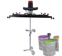 GmhXylophyte Ibc Agitator, 3000w Electric Tank Mixer Machine, With Support Hanger, Folding Propeller, For Motar, Spices, Paint, Grout, Plaster, Thinset B.Three-LeafWheel