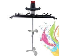 GmhXylophyte Portable Commercial Ton Stirring Machine With Support Hanger For Ink Dissolver, High Viscosity Liquids Such As Coatings, Adhesives, Engine Oil, Peanut Oil B.Three-LeafWheel