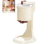 GmhXylophyte Semi Automatic 1000ml Ice Cream Maker, Diy Homemade Soft Serve Machine, Creates Fruit Ice Cream Rolls & Yogurt, Removable Bowl For Easy Cleaning, For Home