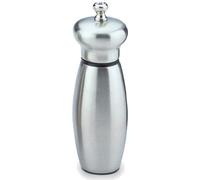 Gmill by Grunwerg Deluxe Spice Mill with Ceramic Gear, Stainless Steel, Satin Finish, 15cm