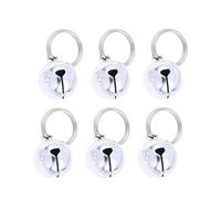 GMJGCIRVC 10pcs Metal Pet Bells for Cat and Dog Collars Durable Accessories Quick Release Buckle Jingle Sound for Easy Tracking