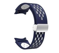 GMJGCIRVC 20mm Silicone Strap for Galaxy Watch 7 6 5 4 40mm 44mm 5Pro 45mm Buckle No Gaps Band 6 Classic 43mm 47mm 42 Bracelet watchbands