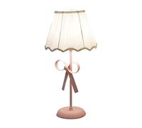 GMJGCIRVC Bedside Table Lamp Iron Modern Desk with Fabric Shade Creative Nightstand for Wedding BirthdayNightstand Bedroom