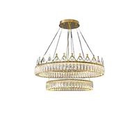 GMJGCIRVC Chandelier Crystal Crown Crystal Chandelier Modern Simple Atmospheric Living Room Lamp Bedroom Dining Princess Lamp Light Luxury New Lamps Interesting