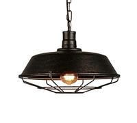 GMJGCIRVC Chandeliers Retro-Style Metal Chandelier, Hollow Pendant Light Lampshade, E27 Single-Head Hanging Light, Ceiling Lamps, and Pendant Lamp for Bar and Restaurant Porch Decoration
