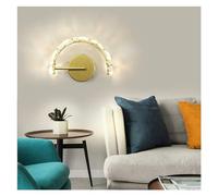 GMJGCIRVC Crown Crystal LED Wall Lamps Light Luxury Gold Sconce Lights Compatible with Bedroom Bedside Corridor Indoor Home Decoration, Chandeliers for Kitchen
