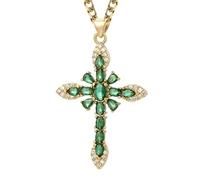 GMJGCIRVC Crucifix Necklace For Women,Cross Ladies Pendant Collar Our Lady Choker Jesus Necklace,Jesus Cross Necklace With Jesus