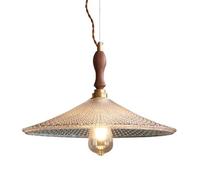 GMJGCIRVC Flush Mount Ceiling, Glass Pendant Lamp, Creative Umbrella-Shaped Hanging Light Lampshade, E27screw Single-Head Pendant Light, Corridor Balcony Decoration Light Fixtu