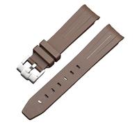 GMJGCIRVC For Omega Joint Planet Series Moon Mercury Curved Rubber Strap For Moon Watch Curved No Gap Rubber Strap Men Women 20MM Watchbands