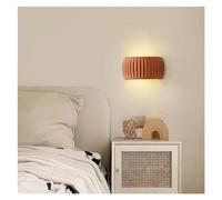 GMJGCIRVC French Cream Wind Wall Lamp Creativity Resin Bedside Light - Corridor Porch Sconces LED Wall Lighting