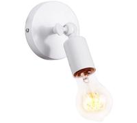 GMJGCIRVC Industrial Bronze Wall Lamp Simple Adjust Head Wall Light Fixture for Hallway Bedside Loft Lighting Luminaire Retro Decor Sconce