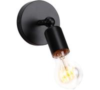 GMJGCIRVC Industrial Bronze Wall Lamp Simple Adjust Head Wall Light Fixture for Hallway Bedside Loft Lighting Luminaire Retro Decor Sconce