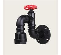 GMJGCIRVC Industrial Vintage Wall Lamp E27 Iron Water Pipe Lights Wall Mounted Loft Wandlampe for Decor Lighting Fixtures Light