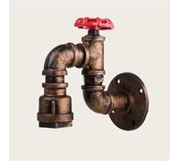 GMJGCIRVC Industrial Vintage Wall Lamp E27 Iron Water Pipe Lights Wall Mounted Loft Wandlampe for Decor Lighting Fixtures Light