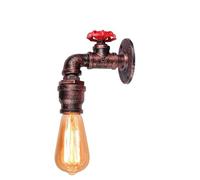 GMJGCIRVC Industrial Wall Light Iron Water Pipe Retro Loft Wall Lamp Vintage E27 Sconce Indoor Lighting Fixture Decor