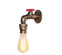 GMJGCIRVC Industrial Wall Light Iron Water Pipe Retro Loft Wall Lamp Vintage E27 Sconce Indoor Lighting Fixture Decor
