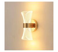 GMJGCIRVC LED Wall Lamp d Nordic Style Living Bedroom Bedside Corridor Acrylic Indoor Light