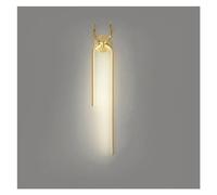 GMJGCIRVC LED Wall lamp Indoor Light Luxury Deer Head Wall lamp Simple Art Decoration Modern Home Living Room Corridor Bedside,