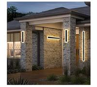 GMJGCIRVC Long Wall Lamp Outdoor Wall Light LED Modern Waterproof Rectangular Lighting Fixture,Garden Porch Sconce Lantern,for Balcony Bedroom Corridor.