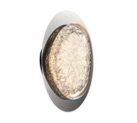 GMJGCIRVC Modern Crystal Platinum Wall Lamp - Optical Acrylic Bedside Light for Bedroom, Living Room, Stylish Decorative Lighting Fixture