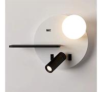 GMJGCIRVC Modern Led Wall Lamp Glass - Sconces - Lighting Fixtures Minimalist Living Bedroom Bedside Decoration Indoor Lights,Pendant Lighting Ceiling Chandelier