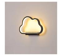 GMJGCIRVC Modern Minimalist LED Wall Lamps Living Room Bedroom Bedside Indoor Black White Aisle Lighting Fixture