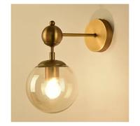 GMJGCIRVC Modern Style E27 LED Wall Lamps Nordic Glass Ball Wall Lights for Corridor Passage Bedroom Bedside Lamp