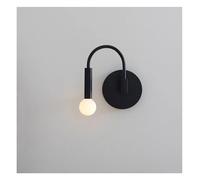 GMJGCIRVC Nordic Simple Black U-Shaped Wall Lamp Creative Indoor Living Room Bedroom Bedside Light Study Hotel Sisle LED Wall Lamp
