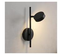 GMJGCIRVC Nordic Simple Wall Lamp LED Rotation Adjustable Metal Wall Lights Bedroom Living Room Aisle Study Reading d Black Wall Lamps