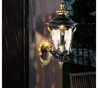 GMJGCIRVC Outdoor Retro Creative Wall Lamp Atmospheric European Bracket Light Community Courtyard Light Landscape Light Outdoor Waterproof Aisle Lights Exterior Wall Villa LED Wall Lights