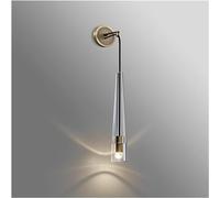 GMJGCIRVC Post Modern Crystal Luxury LED Wall Lamp Copper Bedroom Bedside Single Head Sconces - Living Room Villa Simple Lights,Ceiling Light