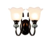 GMJGCIRVC Simple Wrought Iron Retro Nordic Wall Lamp Living Room Wall Stairway Aisle Simple European Bedside Wall Sconce